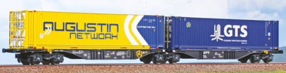 ACME 40498 - H0 - Containertragwagen Augustin Network, GTS, Ep. VI